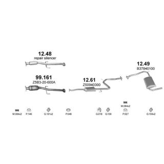 Išmetimo sistema POLMO POLMO00253
