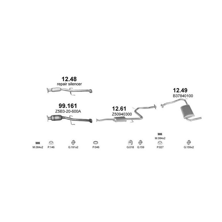 Išmetimo sistema POLMO POLMO00253