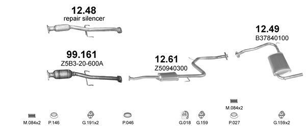 Išmetimo sistema POLMO POLMO00253