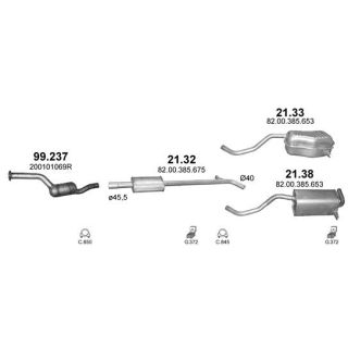 Išmetimo sistema POLMO POLMO00263