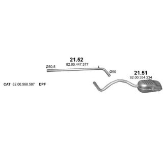 Išmetimo sistema POLMO POLMO00264