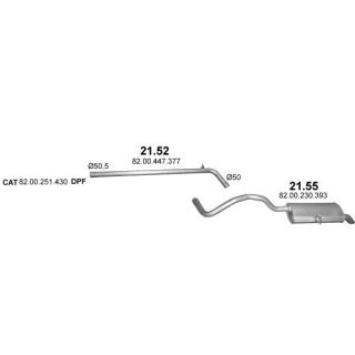 Išmetimo sistema POLMO POLMO00265