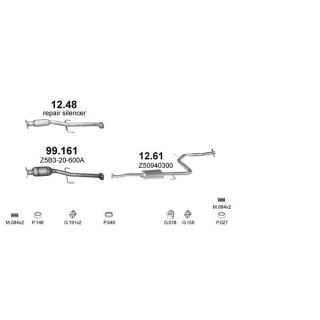 Išmetimo sistema POLMO POLMO00270