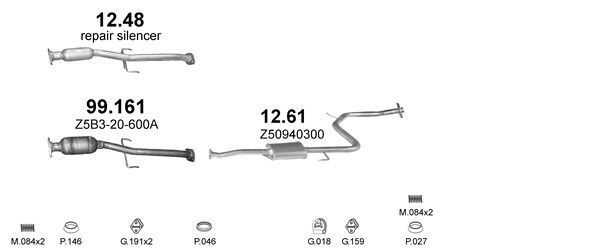 Išmetimo sistema POLMO POLMO00270