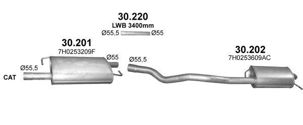 Išmetimo sistema POLMO POLMO00276