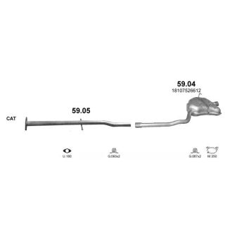 Išmetimo sistema POLMO POLMO00281