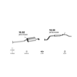 Išmetimo sistema POLMO POLMO00296