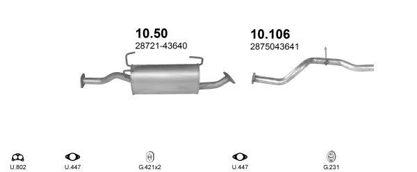 Išmetimo sistema POLMO POLMO00299