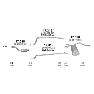 Išmetimo sistema POLMO POLMO00305