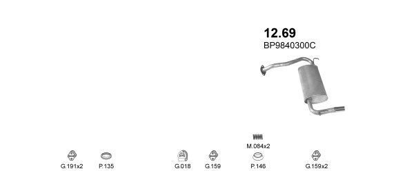 Išmetimo sistema POLMO POLMO00309