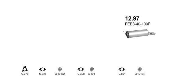 Išmetimo sistema POLMO POLMO00314