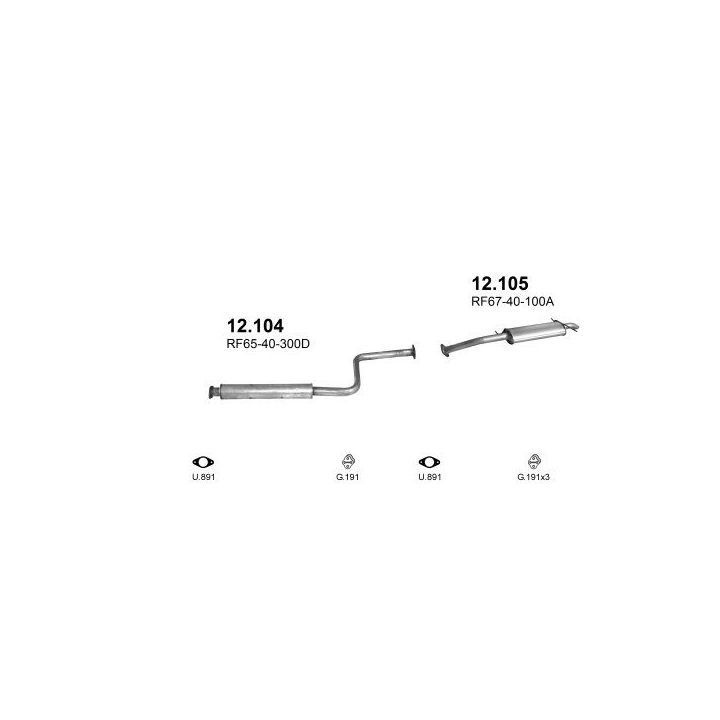 Išmetimo sistema POLMO POLMO00316