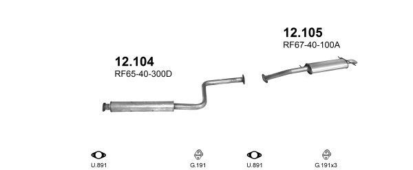 Išmetimo sistema POLMO POLMO00316
