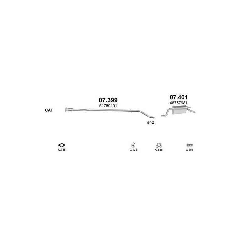 Išmetimo sistema POLMO POLMO00446