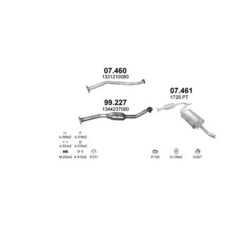 Išmetimo sistema POLMO POLMO00449