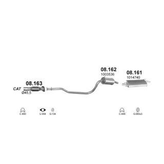 Išmetimo sistema POLMO POLMO00454