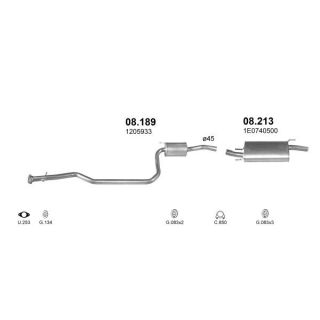 Išmetimo sistema POLMO POLMO00455