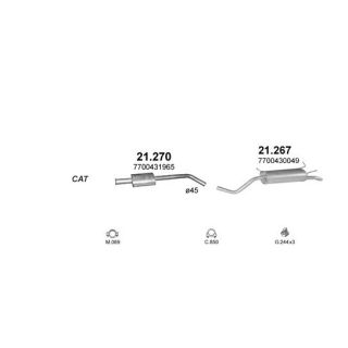 Išmetimo sistema POLMO POLMO00508