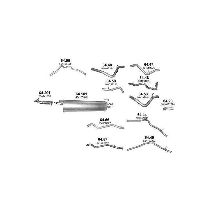 Išmetimo sistema POLMO POLMO00515