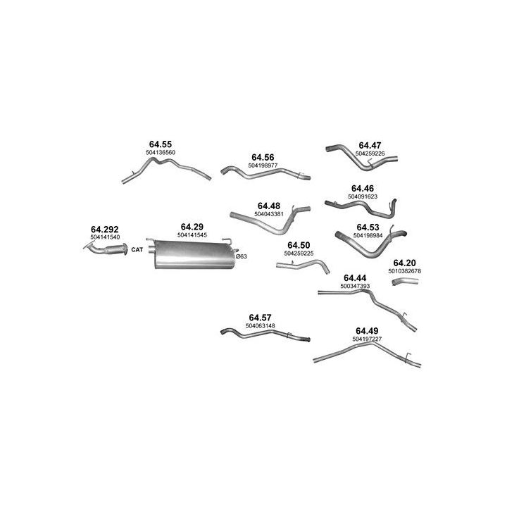Išmetimo sistema POLMO POLMO00516