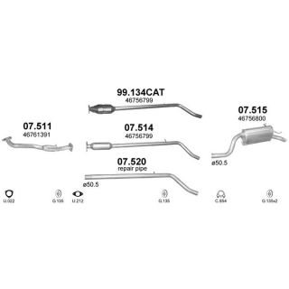 Išmetimo sistema POLMO POLMO00556