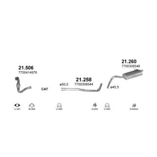 Išmetimo sistema POLMO POLMO00608