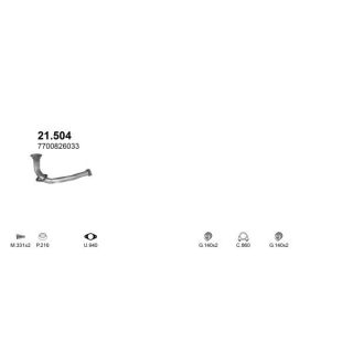 Išmetimo sistema POLMO POLMO00610