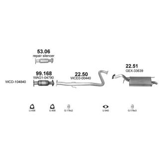 Išmetimo sistema POLMO POLMO00618