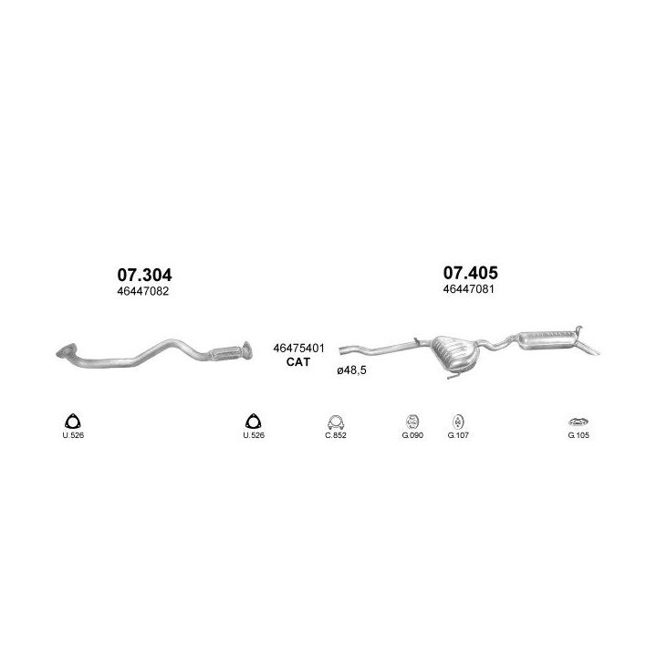 Išmetimo sistema POLMO POLMO00629