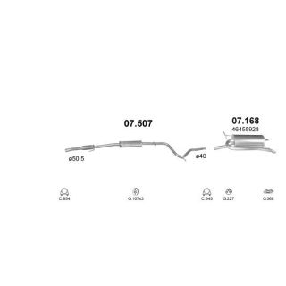 Išmetimo sistema POLMO POLMO00631