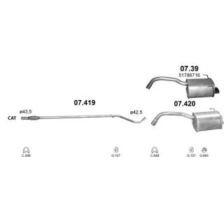 Išmetimo sistema POLMO POLMO00632
