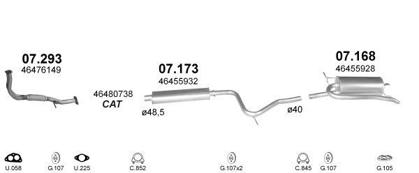 Išmetimo sistema POLMO POLMO00640
