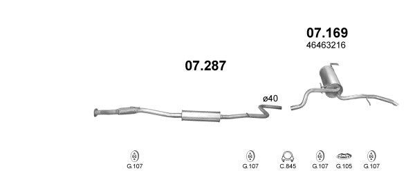 Išmetimo sistema POLMO POLMO00642