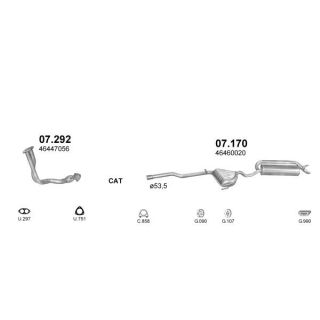 Išmetimo sistema POLMO POLMO00645