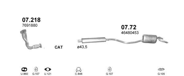 Išmetimo sistema POLMO POLMO00647