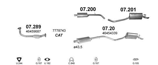 Išmetimo sistema POLMO POLMO00650