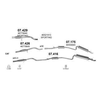 Išmetimo sistema POLMO POLMO00651