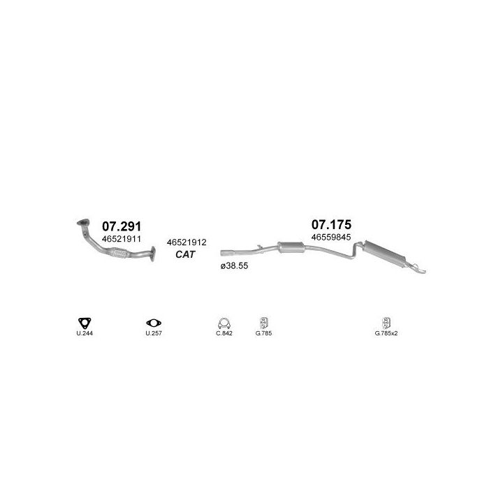 Išmetimo sistema POLMO POLMO00652