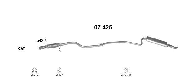 Išmetimo sistema POLMO POLMO00655