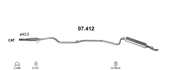 Išmetimo sistema POLMO POLMO00656