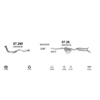 Išmetimo sistema POLMO POLMO00659