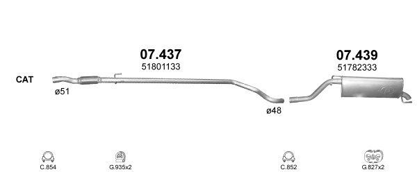 Išmetimo sistema POLMO POLMO00663