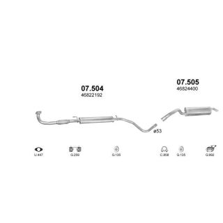 Išmetimo sistema POLMO POLMO00665