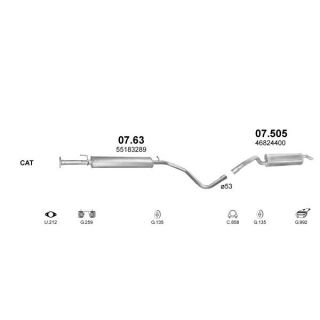 Išmetimo sistema POLMO POLMO00666