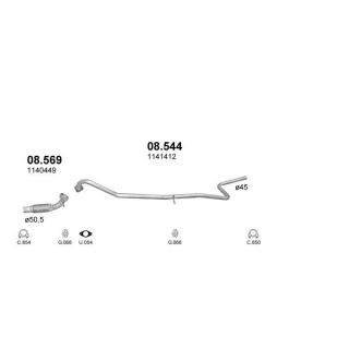 Išmetimo sistema POLMO POLMO00691