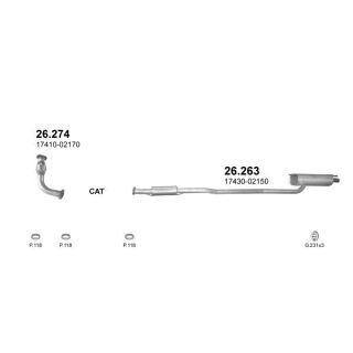 Išmetimo sistema POLMO POLMO00698