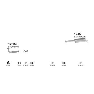 Išmetimo sistema POLMO POLMO00721