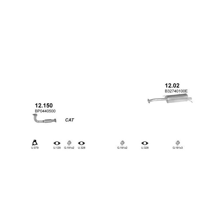 Išmetimo sistema POLMO POLMO00721