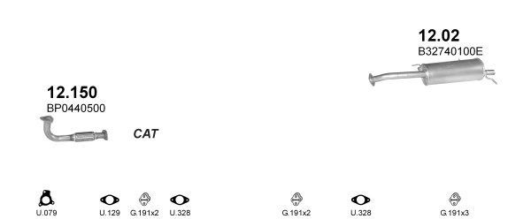 Išmetimo sistema POLMO POLMO00721