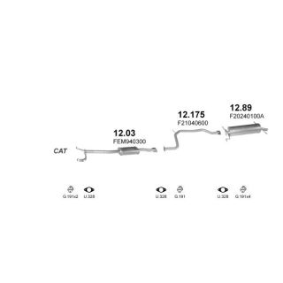 Išmetimo sistema POLMO POLMO00722